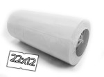 TAŚMA 22x12 |BIAŁA| (jednorzędowa) - 5x700szt