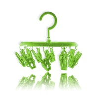 suszarka - wieszak na bieliznę i skarpetki - 10 spinaczy