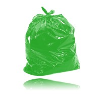 WORKI NA ŚMIECI "ZIELONE" 240l - 10szt