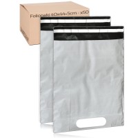 FOLIOPAKI KOPERTY KURIERSKIE Z RĄCZKĄ 400x440mm - 50szt