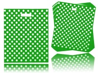 REKLAMÓWKI 40x45cm - "GROCHY" - 50szt - ZIELONE