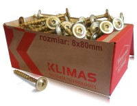 WKRĘTY CIESIELSKIE WKCP - 8x80mm - 1szt