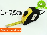 miara metalowa - 7,5m