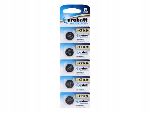 5x-BATERIE-BATERIA-EUROBATT-CR1620-3V-zegarkowa-EAN-GTIN-5907443430133