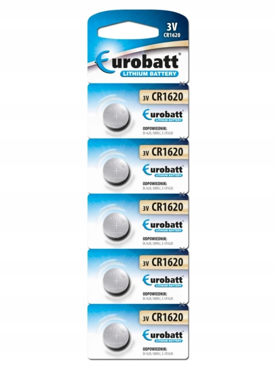 5x-BATERIE-BATERIA-EUROBATT-CR1620-3V-zegarkowa-Marka-Eurobatt