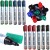 MARKER-PISAK-PERMANENTNY-BUDOWLANY-MIX-KOLOROW-WODOODPORNY-OKRAGLY-12szt-Marka-Karwil